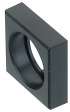 52-950.0 Front frames 24 x 24 mm black Black