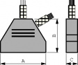 DCF37UN4-FARADEX D-Sub plastic hood 37P