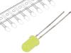 OSNY5134A-T LED; 5мм; желтый; 30мкд; 30°; Поверхность: выпуклая; Шаг:2,54мм