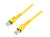 09488485745050, Patch cord; S/FTP; 6a; многопров; Cu; PUR; желтый; 5м; безгалогенный, Harting