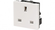 IE-FCI-PWB-GB Socket Module  mm Type G White