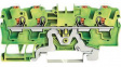 2204-1407 Ground Terminal, Cage Clamp, 4 Poles, 0.5 ... 6mm\x1a
