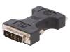 AK-320502-000-S, Адаптер; гнездо DVI-I (24+5), вилка DVI-D (24+1); Цвет: черный, ASSMANN