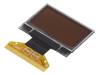 DEP 128064C1-Y OLED Display,Yellow,21.74 x 10.86 mm