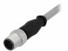 21348400C79075 Вилка; M12; PIN:12; "папа"; код A-DeviceNet / CANopen; 7,5м