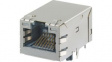 93628-3721 Гнездо; RJ45; MXMag; PIN: 8; экранированный,с LED; позолота; THT