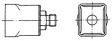 Q08 Hot Air Nozzle, Quad, 15mm