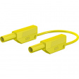 XVS-410/EVO 50cm gelb/yellow Test lead diam. 4 mm yellow 50 cm CAT II CAT III