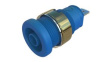 SEB 2610 F4,8 NI BLUE Laboratory Socket, Blue, Nickel-Plated, 1kV, 25A