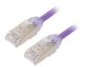 STP28X0.5MVL Patch cord; F/UTP,TX6A-28™; 6a; однопров; Cu; LSZH; фиолетовый