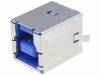 TUEB9F1D1Y, Гнездо; USB B; на плату; THT; прямой; Верс: USB 3.0; позолота, Amphenol