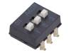 A6SN3104 Переключатель: DIP-SWITCH; Кол-во секций: 3; ON-OFF; 0,025A/24ВDC