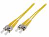 DK-2911-03, Кабель: световодный патч-корд; OS1; ST/PC, с обеих сторон; duplex, DIGITUS