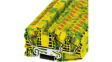 3208786 PT 16-TWIN N-PE terminal block, 0.14...2.5 mm2 250 vac/vdc 76 a green / yellow