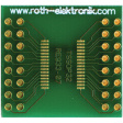 RE933-07 Laboratory card FR4 Epoxide + chem. Ni/Au TSSOP32 Adapter