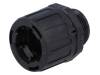 166-21013, Концевой разъем прямой; Диам.рукава:16мм; Мат-л: полиамид; IP66, HellermannTyton