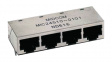 7499031120A Modular jack 8/8/8RJ45 x 4