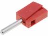 215-212, Вилка; "банан" 4мм; 20А; красный; 42В; 3,86г; 40мм, Wago