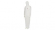 4500WL Protective Coverall, L, Polyester/Polypropylene / Polyethylene Laminate, White