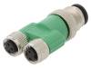SAC-3P-M12Y/2XM 8FS 1683471, Разветвитель; М12 "папа",2 М8 "мама"; PIN: 4; IP67; прямой; 48В, Phoenix Contact