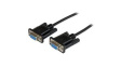 SCNM9FF2MBK Null Modem Serial Cable D-SUB 9-Pin Female - D-SUB 9-Pin Female 2m Black