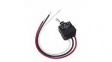 WT18L Toggle Switch, (On)-Off-(On), Wires