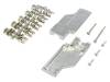 6560-0701-03, Корпус: для разъемов D-Sub; D-Sub 25pin, D-Sub HD 44pin; угловой, Encitech Connectors