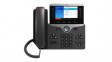 CP-8861-K9= IP Telephone, 2x RJ45/2x USB 2.0/Bluetooth 3.0/Wi-Fi, Black