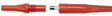 MSFK B441 / 1 / 100 / SW Fused Safety test lead diam. 4 mm black 100 cm CAT IV