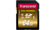 TS64GSDU3X SD Memory Card 64 GB, 95 MB/s, 85 MB/s