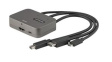 CDPHDMDP2HD Adapter, USB-C Plug/HDMI Plug/Mini DisplayPort Plug - HDMI Socket