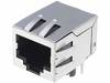 210A-11C0A-R Гнездо; RJ45; PIN:8; экранированный; Конфиг.выводов:8p8c; THT