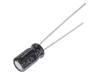 URS0J220MDD Конденсатор: электролитический; THT; 22мкФ; 6,3ВDC; O5x9мм; ±20%