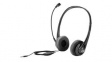 T1A66AA  Headset, On-Ear, 20kHz, Stereo Jack Plug 3.5 mm, Black