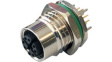 PXMBNI12RPF08XPCM16 Гнездо; M12; PIN: 8; "мама"; код X-ProfiNET; THT; IP67; 48В; 0,5А