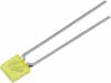 L-1002YD, LED; прямоугольная; 3,4x1,1мм; желтый; 2,5мкд; 110°; 20мА; 2,1?2,5В, Kingbright