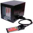 EX-1025 Expansion box, ExpressCard to 2x PCI, 2x PCI-E x1