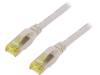 DK-1644-A-070 Patch cord; S/FTP; 6a; многопров; Cu; LSZH; серый; 7м