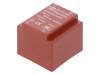 BV202S12005ZU, Трансформатор: залитый; 0,5ВА; 230ВAC; 12,5В; 41,7мА; Монтаж: PCB, ZETTLER