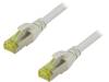 DK-1644-A-010 Patch cord; S/FTP; 6a; многопров; Cu; LSZH; серый; 1м