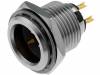 AG3MCC Гнездо; XLR mini; "папа"; PIN:3; пайка; 5А; 0,5мм2