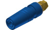 SAB 2600 G M4 Au blue Laboratory socket diam. 4 mm Blue CAT II 42 mm