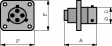 UTG0103SH Female receptacle Trim Trio 3-pin IP65 Trim Trio UTG Poles=3 Female Housing size
