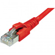 653662 Patch cable CAT6A ISO/IEC S/FTP 3 m Red