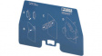 2905023 Separating plate 77.2 x 1 x 138.7 mm blue