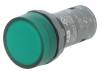 1SFA619403R5132, Индикат.лампа: индикаторная лампа; плоский; зеленый; Отв: O22мм, ABB