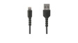 RUSBLTMM2MB Charging Cable USB-A Plug - Apple Lightning 2m USB 2.0 Black