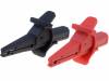 TL806 Crocodile clip; Grip capac: max.20mm; Socket size:4mm; 1kV