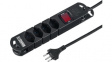 20 201154 S Outlet Strip, 4xJ (T13), 5 m