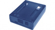 1593HAMDOGTBU Plastic enclosure blue 95 x 77 mm ABS